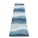 Modrý vnútorný a vonkajší behúň 70x300 cm Urvi Water – Pappelina