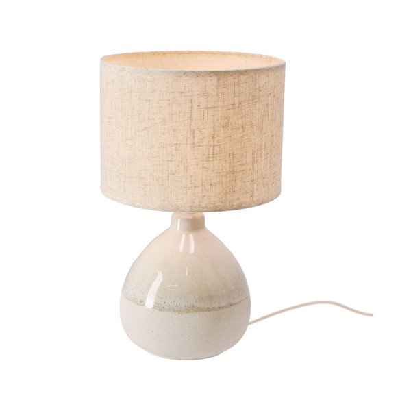 Béžová stolová lampa s textilným tienidlom (výška  41 cm) Ardo – Candellux Lighting-image-4