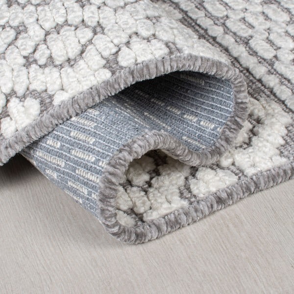 Sivý prateľný koberec 218x160 cm Jhansi - Flair Rugs-image-1