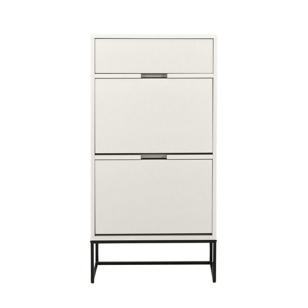 Biela výklopná skrinka na topánky Lipp - Tenzo-image-3