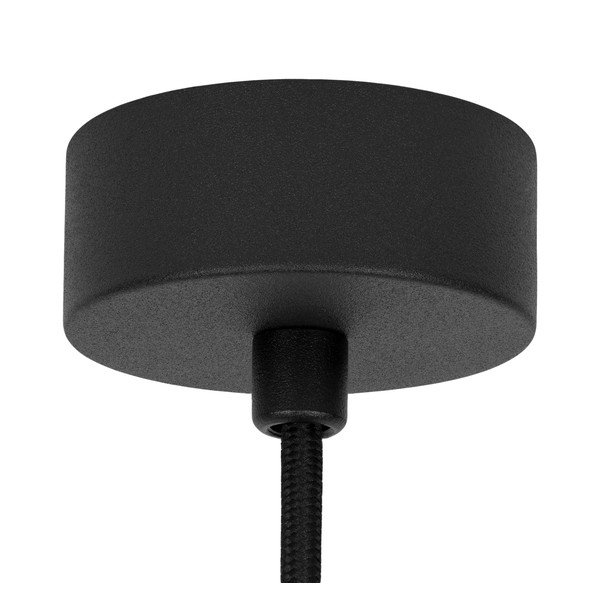 Čierne závesné svietidlo Sotto Luce Doce M, ⌀ 30 cm-image-4