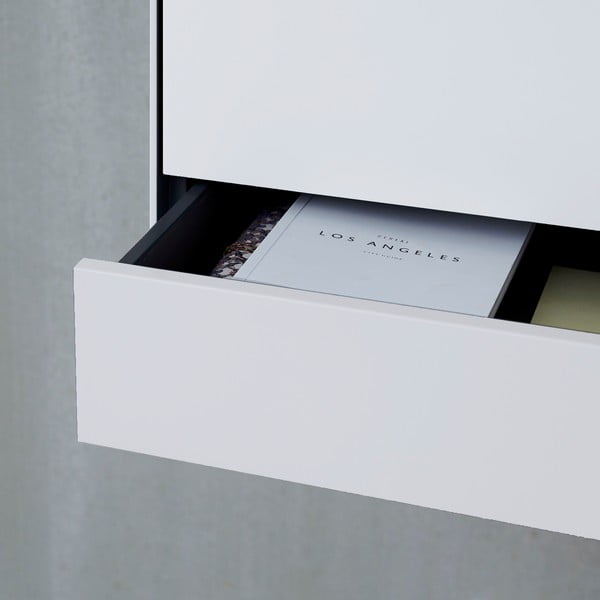 Biela nástenná multifunkčná skrinka Edge by Hammel-image-4