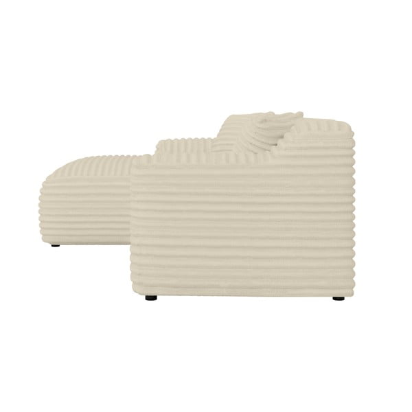 Béžová menčestrová rohová pohovka (ľavý roh/s leňoškou) Martin – Ropez-image-3