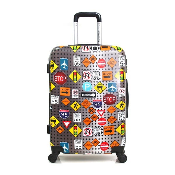 Sada 3 farebných cestovných kufrov na kolieskach American Travel