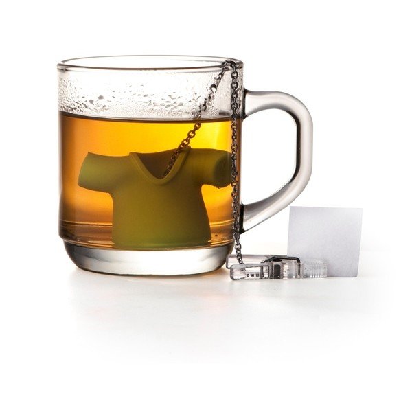 Čierne čajové sitko Qualy Tea Shirt-image-1