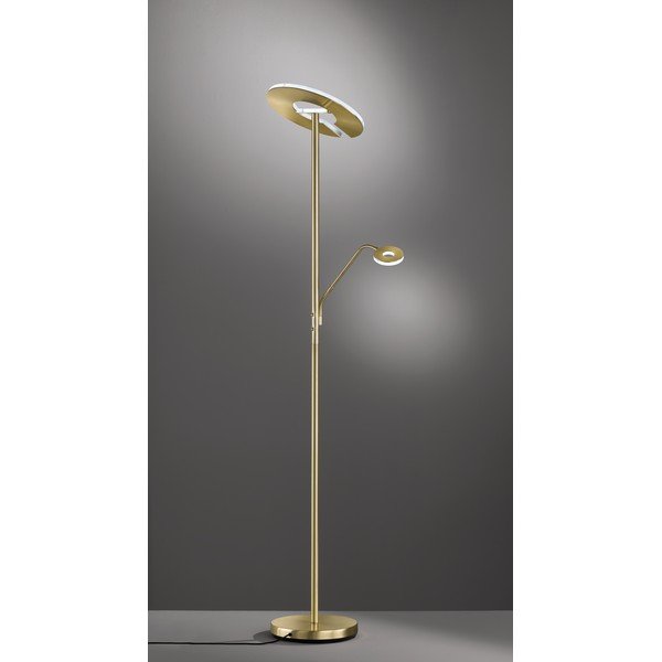 LED stmievateľná stojacia lampa v zlatej farbe (výška 180 cm) Dent – ​​Fischer & Honsel-image-3
