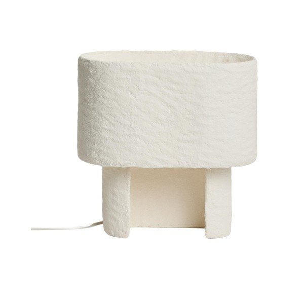 Biela stolová lampa (výška  37,5 cm) Bedala – Kave Home