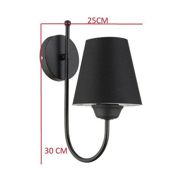 Čierne nástenné svietidlo Sconce S - Magenta Home-image-1