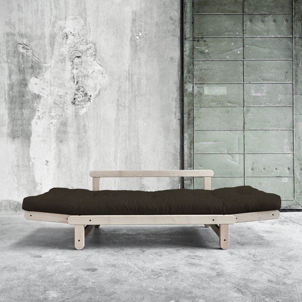 Rozkladacia pohovka Beat Beech/Choco Brown-image-1