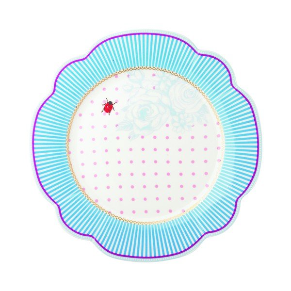 Porcelánový tanier  Stripie od Lisbeth Dahl, 24 cm, 4 ks-image-1