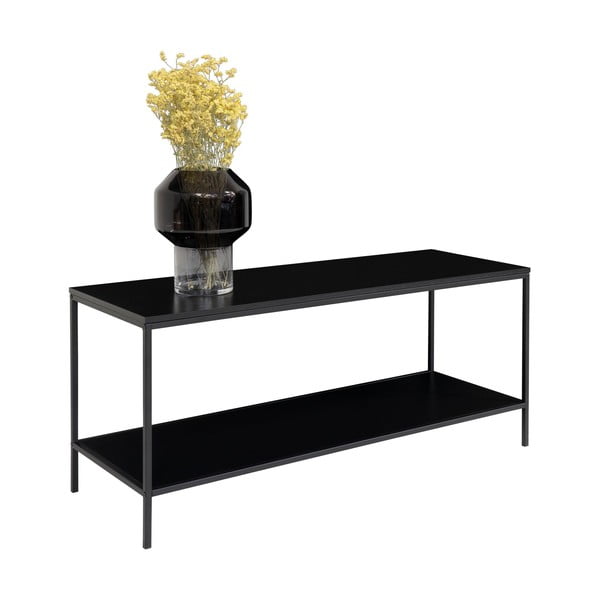 Čierny TV stolík 36x45 cm Vita - House Nordic-image-2