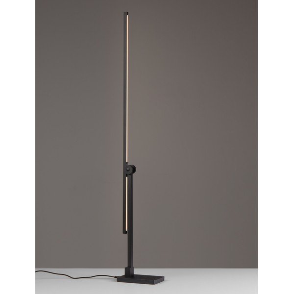 Matne čierna kovová LED stolová lampa s ohýbateľnou konštrukciou/so stmievačom (výška  47 cm) Tenso – Nova Luce-image-4
