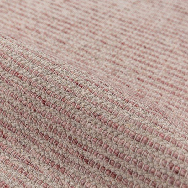 Svetloružový ručne tkaný koberec s prímesou vlny 160x230 cm Rue – Flair Rugs-image-3