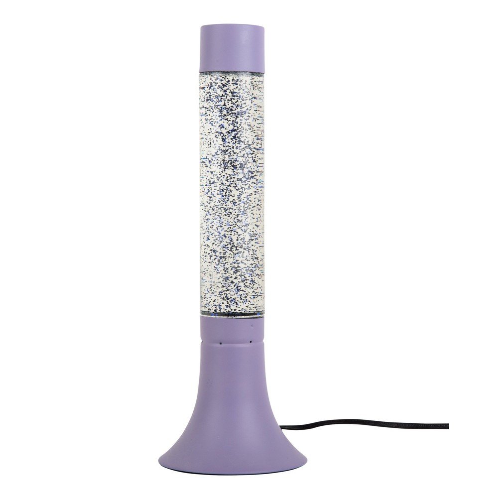 E-shop Fialová stolová lampa so skleneným tienidlom (výška 37,5 cm) Astro Glittler – Leitmotiv