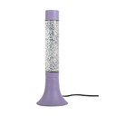 Fialová stolová lampa so skleneným tienidlom (výška  37,5 cm) Astro Glittler – Leitmotiv