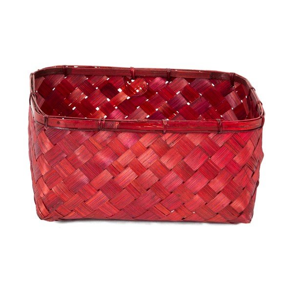 Červený bambusový úložný kôš Compactor Hanoi, 30 x 23 cm-image-3