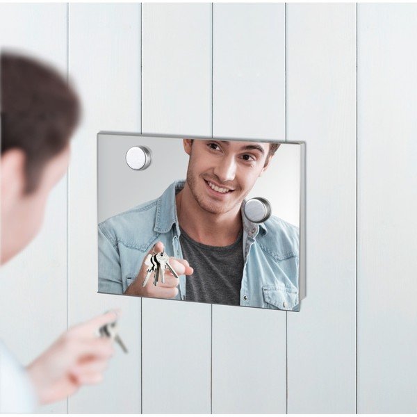 Skrinka na kľúče s magnetickou doskou Wenko Home, 15 x 20 cm-image-4