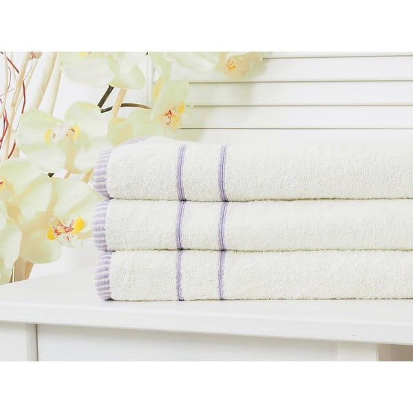 Uterák v krémovo-levanduľovej farbe 50x90 cm -  B.E.S.-image-1