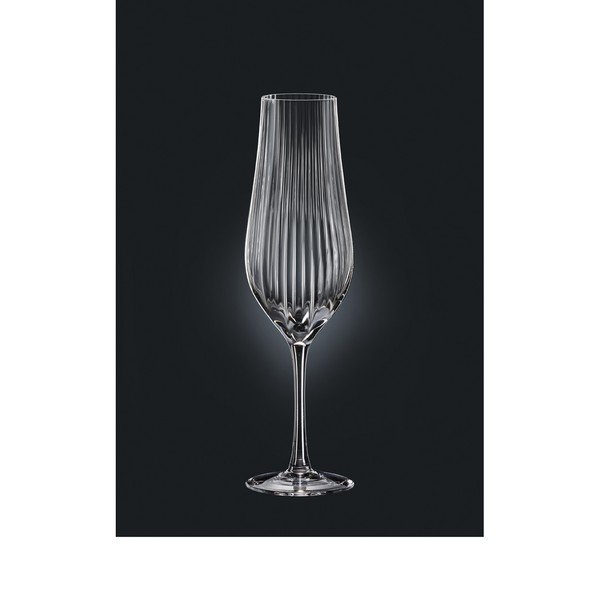 Súprava 6 pohárov na šampanské Crystalex Tulipa Optic, 170 ml-image-1