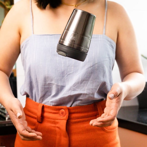 Antracitovosivý termo hrnček 454 ml Helix Therman Nitro Gloss L – KeepCup-image-1