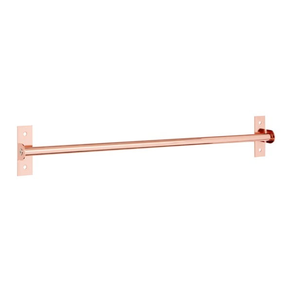 Železná nástenná kúpeľňová tyč vo farbe ružového zlata Premier Housewares