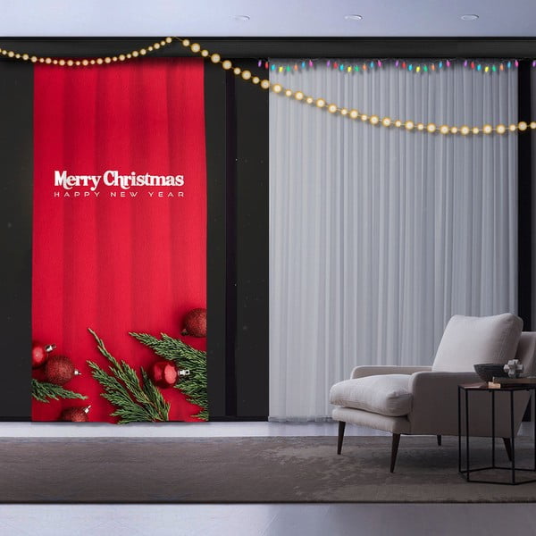 Vianočný záves Christmas, 140 x 260 cm