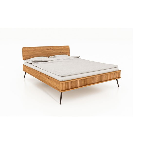 Dvojlôžková posteľ z dubového dreva 180x200 cm Kula 1 - The Beds