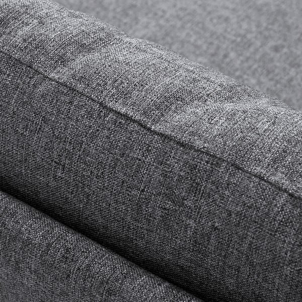 Sivé kreslo s opierkou na ruky na pravej strane a odkladacou doskou Balcab Home Martha-image-3