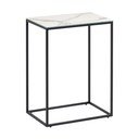 Odkladací stolík s keramickou doskou 30x45 cm Rewena – Kave Home