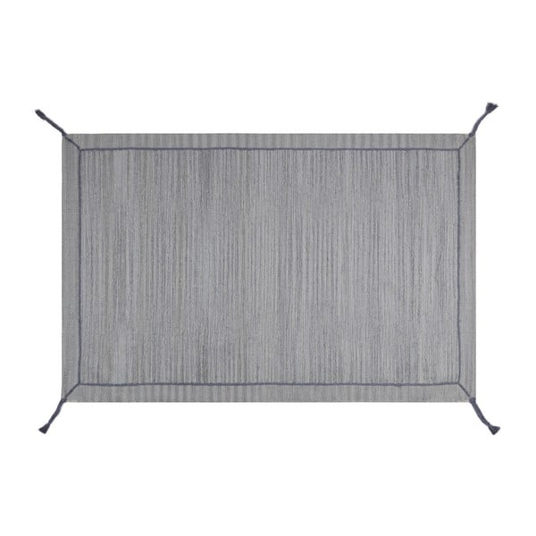 Bavlnený koberec Twist Grey, 70  ×  120 cm