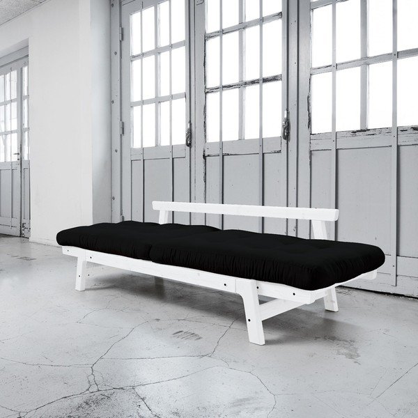 Rozkladacia pohovka Karup Step White/Black-image-2