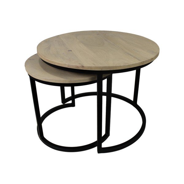 Sada 2 konferenčných stolíkov HSM Collection Ronin, 70 × 46 cm
