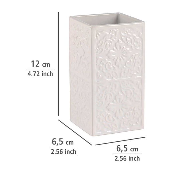 Biela keramická súprava doplnkov do kúpeľne Cordoba – Wenko-image-2