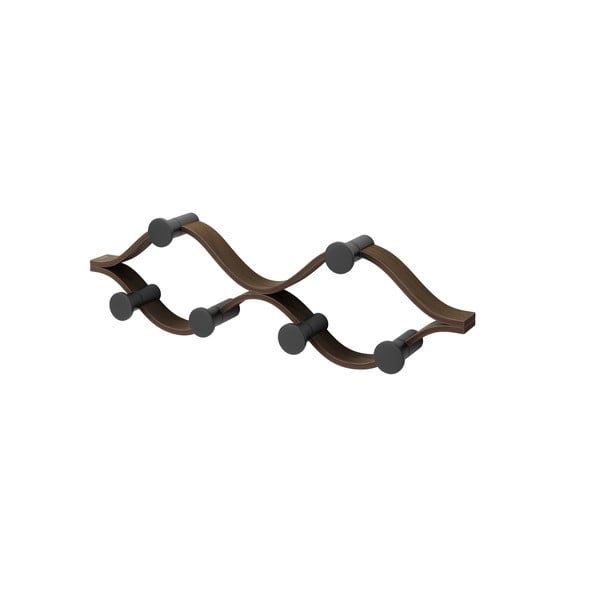 Nástenný vešiak z kaučukového dreva v prírodnej farbe Montage – Umbra-image-2