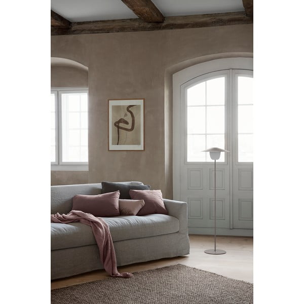 Sivá bavlnená obliečka na vankúš Blomus, 50 x 30 cm-image-2