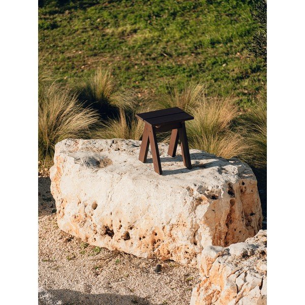 Tmavohnedá drevená záhradná stolička Navo – noo.ma-image-2