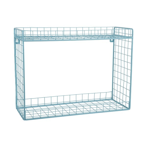 Tyrkysová poschodová oceľová polica 40 cm Reja – PT LIVING-image-2