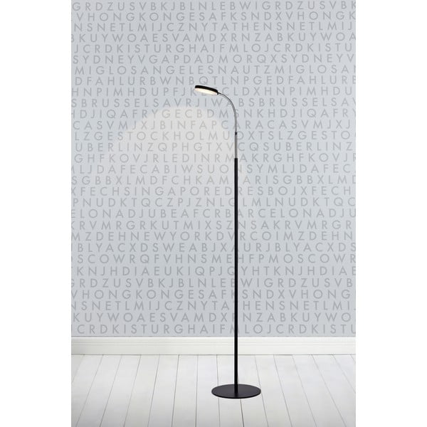 Čierna voľne stojacia LED lampa Markslöjd Flex-image-1