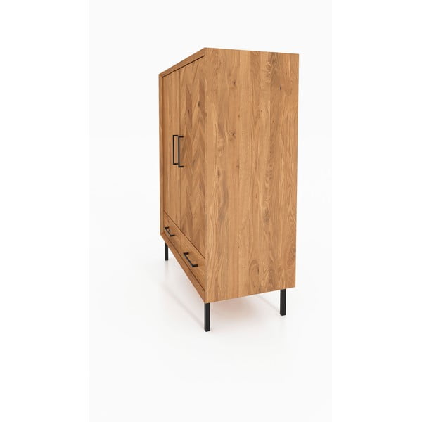 Skrinka z dubového dreva v prírodnej farbe 97x125 cm Abies - The Beds-image-1