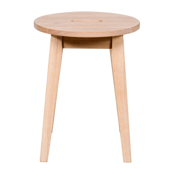 Matne lakovaná nízka dubová stolička Rowico Frigg-image-1