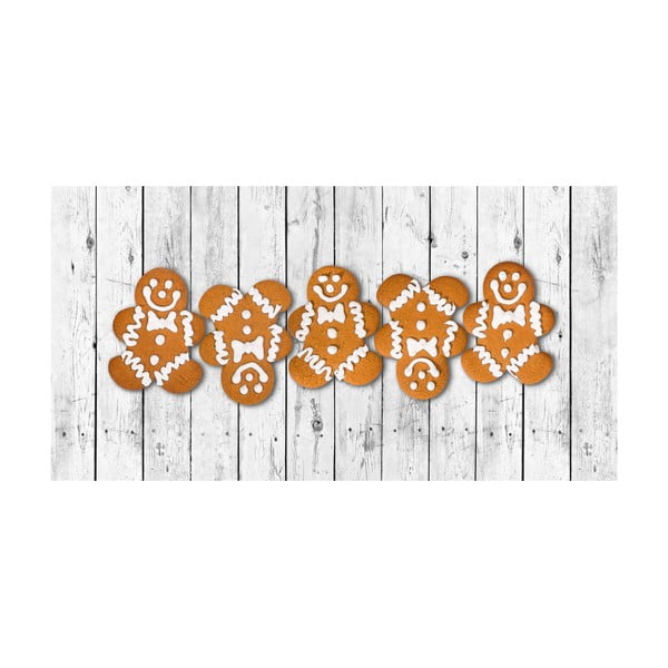 Kuchynský behúň Crido Consulting Gingerbread Family, dĺžka 100 cm