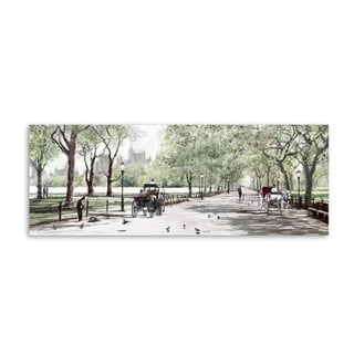 Obraz Styler Canvas Watercolor Central Park II, 60 × 150 cm