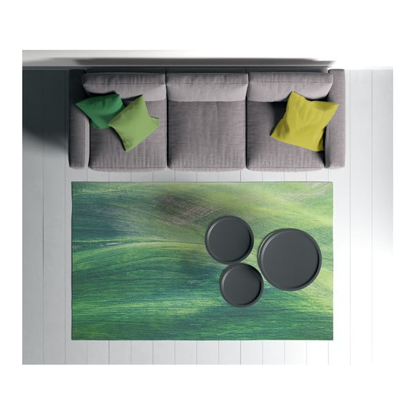 Zelený koberec Oyo home Suzzy gart, 140 × 220 cm