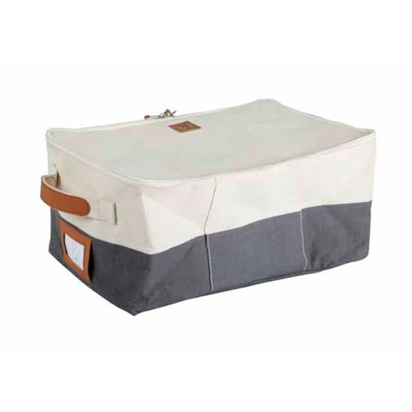 Malý úložný bavlnený box na zips Hawke&Thorn Paxton