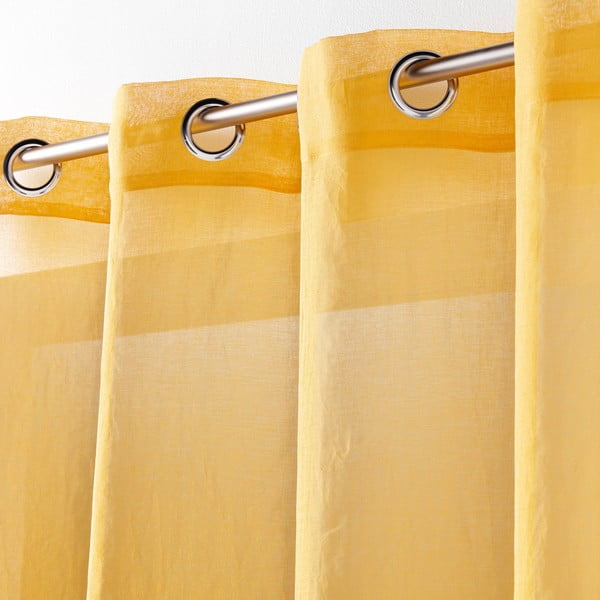 Žltá záclona 140x240 cm Telma – douceur d'intérieur-image-1