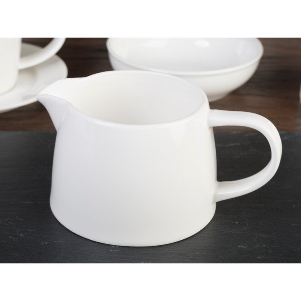 Biela porcelánová nádoba na mlieko Mikasa Ridget, 0,4 l-image-3