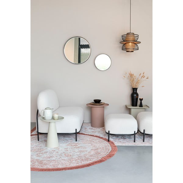 Kovový okrúhly odkladací stolík ø 45,5 cm Sverre – White Label-image-1