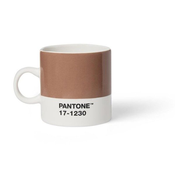 Svetlohnedý keramický hrnček na espresso 120 ml Mocha Mousse 17-1230 – Pantone