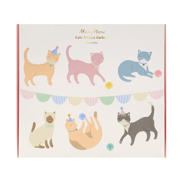 Girlanda Cute Kittens – Meri Meri-image-2