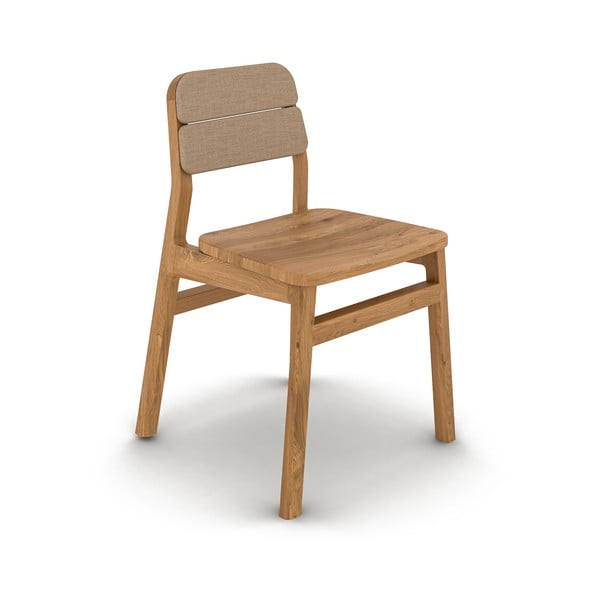 Jedálenská stolička z dubového dreva v prírodnej farbe v súprave 2 ks Twig – The Beds
